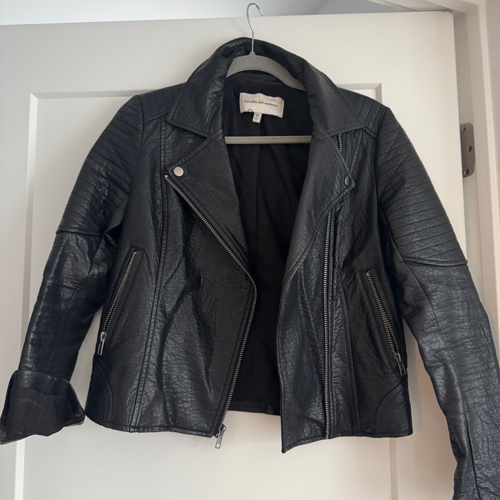 Cupcakes and Cashmere Leather Jacket